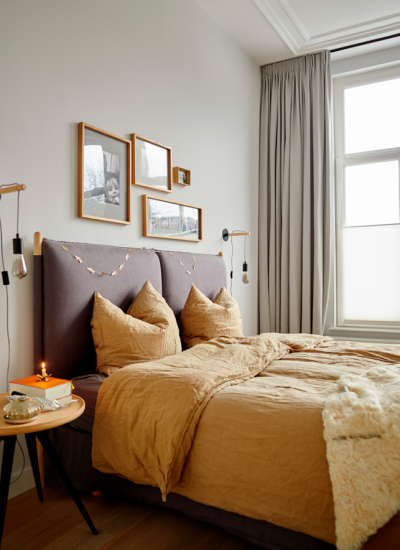 December to Remember 054 Schlafzimmer braun gelb Renee Frinking decohome.de