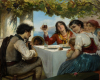 Frauen in der Kunst Elisabeth Jerichau Baumann Italienische Osteria o.J. Oel auf Leinwand Nationalmuseum Stockholm Schenkung 1888 General J.W. Johnson Foto Anna Danielsson Nationalmuseum decohome.de