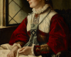 Frauen in der Kunst Paula Monje Patrizierin 1878 Oel auf Leinwand 1104 x 736 cm Kunstpalast Duesseldorf Foto Duesseldorfer Auktionshaus Steinbuechel 1 decohome.de