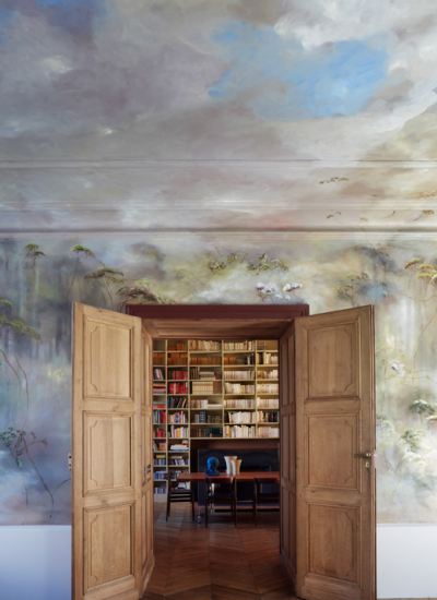 Gesamtkunstwerk bemalte Waende Ph by Robyn Lea decohome.de