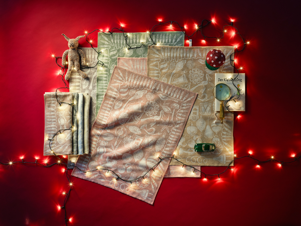 Leitner leinen kuechetuecher ornaments decohome.de