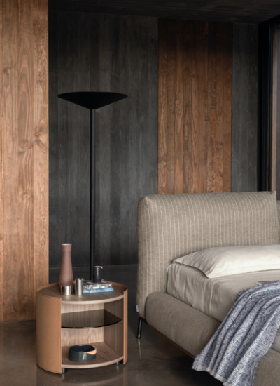 Polsterbetten cierre1972 Arona bedside Chapeau bed setting 02 L1031872 ph Gio Sormani decohome.de