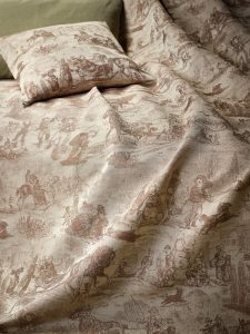 Toile des Alpes Kissen Decke Leitner Leinen decohome.de