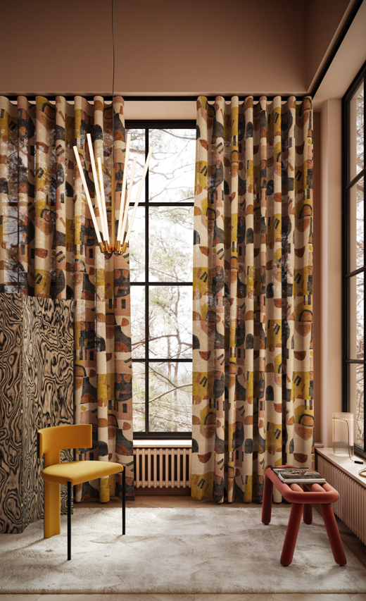 Vorhangstoff grafisch Ado decohome.de