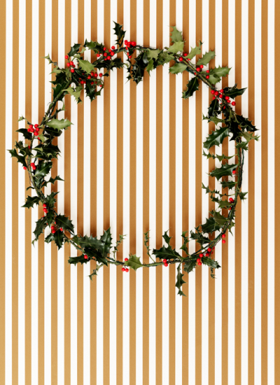 Weihnachtsdeko Ilex Kranz Nadia Lassen decohome.de