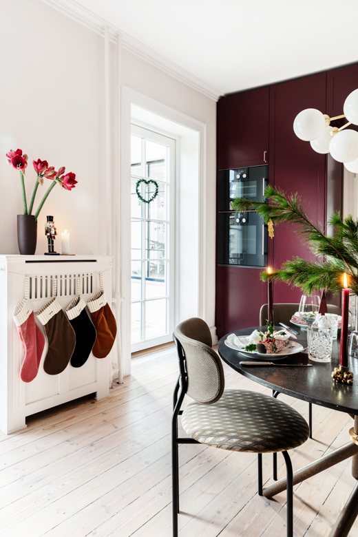 Weihnachtsstrumpf aus Samt decohome.de Weihnachtsstrumpf aus Samt decohome.de