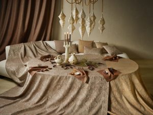 gedeckter Tisch Herbst Tischdecke decohome.de