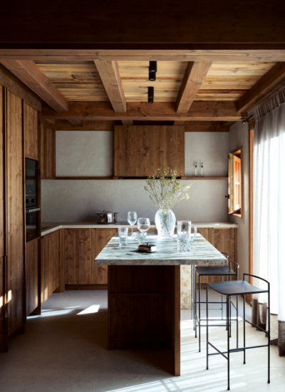 kueche kuechenblock naturmaterialien chalet modern decohome.de