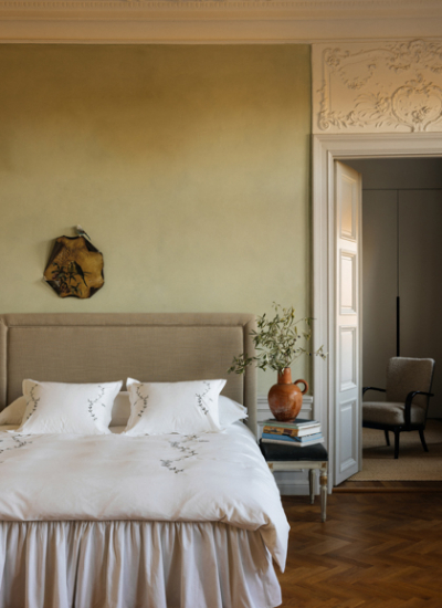 volant am bett romantisch Mille Notti vivace green 2 decohome.de