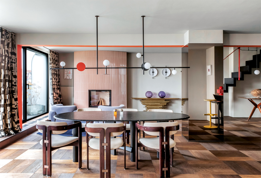 Wohnen mit dunklen Farben: Von dieser Münchner Atelierwohnung kann man was lernen