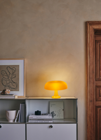 Pilzlampe Artemide Nessino Yellow decohome.de