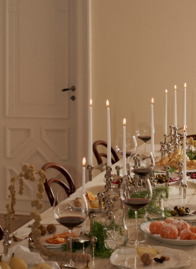 Weihanchtsdinner StoffNagel STOFF Nagel Christmas tablesetting decohome.de