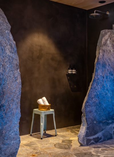 Sauna Detail Fuchsegg Eco Lodge © www.guenterstandl.de decohome.de