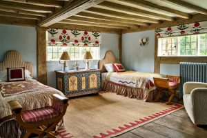 Sussex Schlafzimmer Textilien Muster Tom Mannion decohome.de