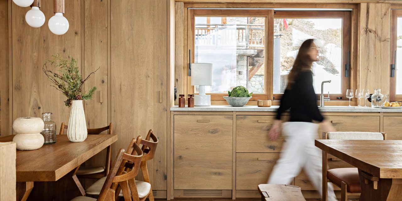 Ein Design Chalet in den Alpen