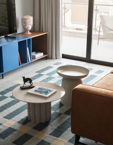 Teppich Streifen Einrichten mit bunten Farben Maxim Maximov decohome.de