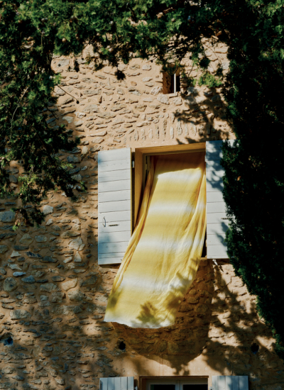 ETAMINE Leinenstoff gelb Fenster decohome.de