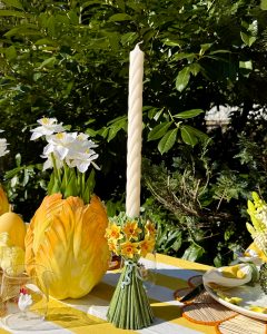 Kerze Tisch Outdoor gelb Table Desire decohome.de