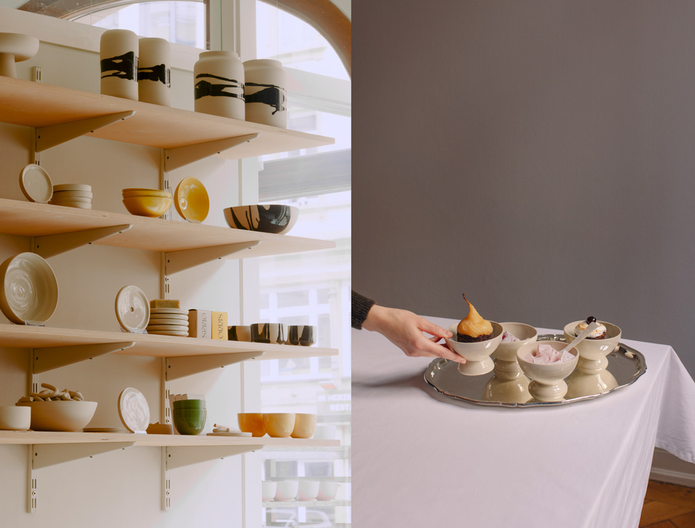 Porzellan aus Deutschalnd viola beuscher keramik porzellan deutsches design decohome.de