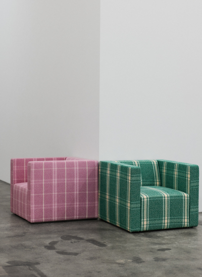 Sahco LINGER Sessel pink und gruen Elizabeth Heltoft decohome.de