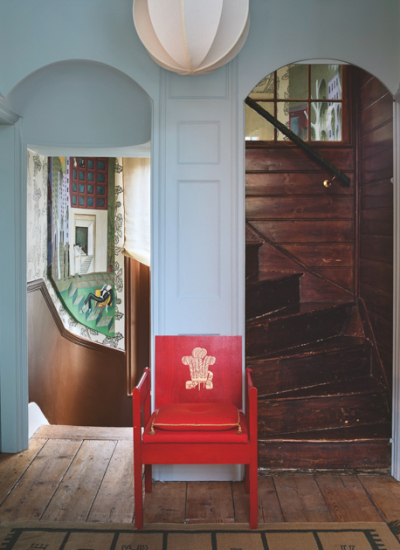 wandfarbe blau mylands farbprofessor tipps DECO HOME 1 26 Interior Design Heft Groß (K Mylands Beata Heuman 188 12. Jasmines Landing 3 No.5 Uncle Maths (Ceiling and Walls) CROPPED) decohome.de