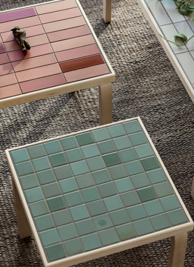 Artek + Heath Tile Table Red White Green Mikko Ryhänen decohome.de