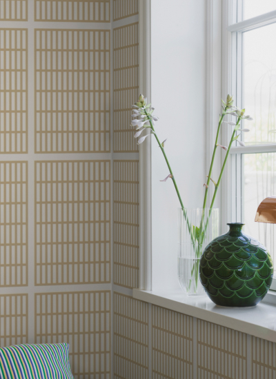 Borastapeter Tapete AlvarAalto Beige Fenster decohome.de