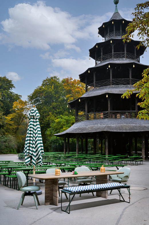 DecoHome Chinesischer Turm Tischgruppe
