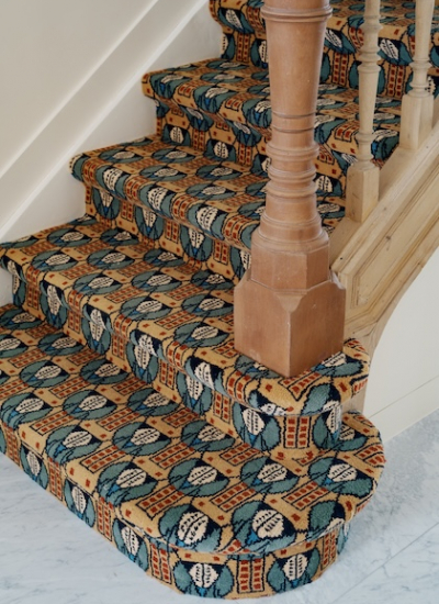 Stufen Treppe Muster Teppich Victoria Maria Charlotte Foto Amaury Laparra decohome.de