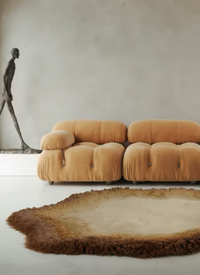 teppich limited edition hochflror braun decohome.de