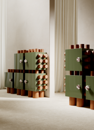 Mailänder Möbelmesse LeDesignDéfilé Totémique Cabinets APPRT2 decohome.de