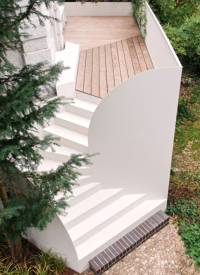 Terrasse Stufen Janine Sametzky decohome.de