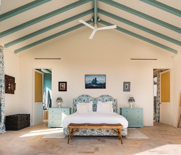 Villa Atlantic Sea Schlafzimmer blau Rodrigo Cardoso decohome.de Villa Atlantic Sea Schlafzimmer blau Rodrigo Cardoso decohome.de