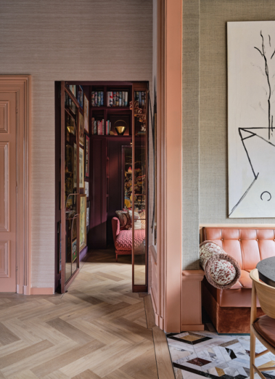 durchblick tapete wandfarbe Stock Dutch Design show house decohome.de