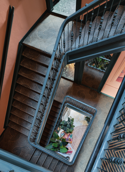 treppenhaus Stock Dutch Design teppich show house decohome.de