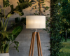 Outdoor Leuchten Stehlampe vor bewachsener Wand Mittel (Royal Botania20240926 1384) decohome.de