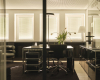 Workspace Valentyns Arbeitsplatz mit Tisch Blumen(Credits Felix Speller) Office Space decohome.de
