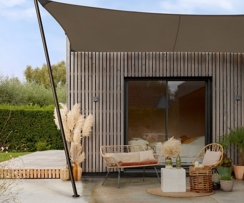 Aussenliegender Sonnenschutz Sunbrella decohome.de