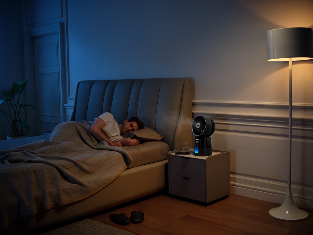 DREO TurboCool Nebelventilator 516S schlafzimmer nachttisch decohome.de DREO TurboCool Nebelventilator 516S schlafzimmer nachttisch decohome.de