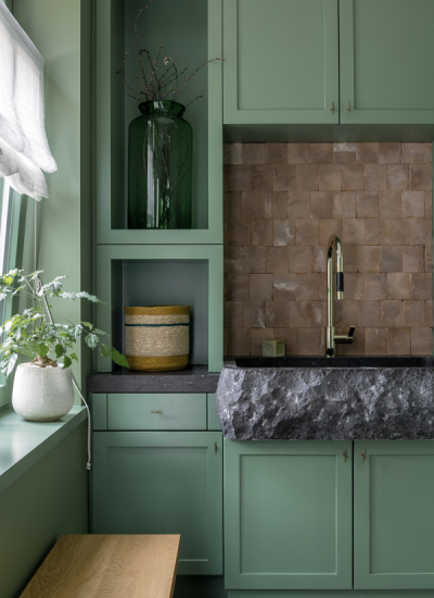 Bad gruen alte Villa Cafeine decohome.de