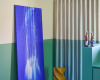 Casa Martilenkos blaues Kunstwerk Francesco Dolfo decohome.de