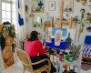 Serax Shirley Villavicencio Pizango Geschirr Vasen Teller bemalt Shurleey EliasDerboven Atelier 32 decohome.de