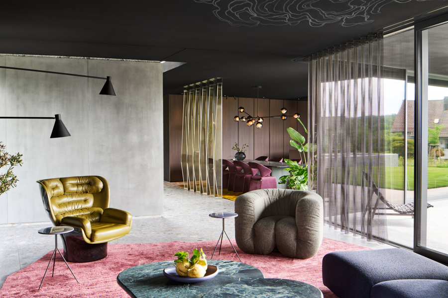 Wohnzimmer Wand Beton Philip Kottlorz decohome.de