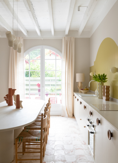Kueche gelbe Wand Julien Fernandez decohome.de