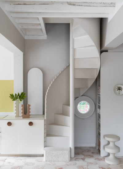 Wendeltreppe weiß Julien Fernandez decohome.de