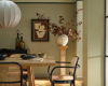 wandfarben kombinieren little greene new colour card farbkarte 31 LG 2026 New Colours esszimmer modern gestrichene wand schearze borduere decohome.de