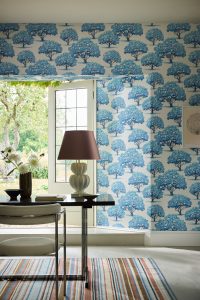 8 Little Greene Magnolia Blossom Wohnzimmer Terrassentuere blaue Magnolien decohome.de 8 Little Greene Magnolia Blossom Wohnzimmer Terrassentuere blaue Magnolien decohome.de
