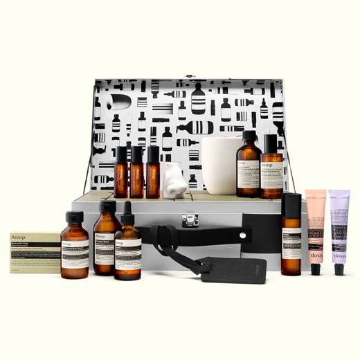 Adventskalender 2026 Aesop Kits Gift Kits 2026 The Valise Media Release Alabaster 1080x1080px decohome.de